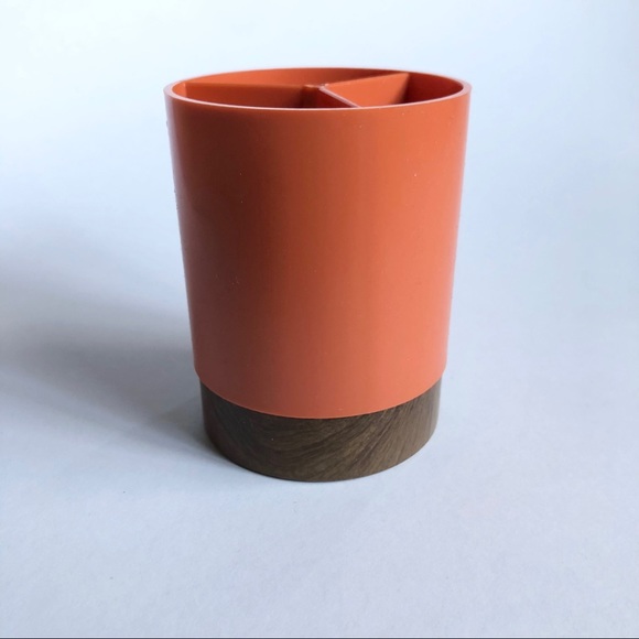 Vintage Other - Vintage RETRO pencil holder - Orange